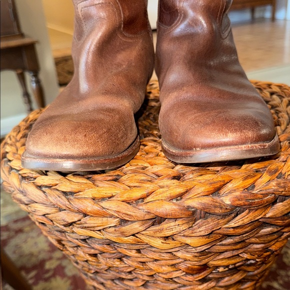 Tory Burch Brown Leather Riding Boots Size 10M - Picture 8 of 11